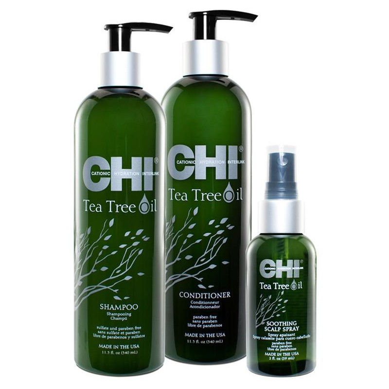 Trio shampooing + conditionneur + masque Tea Tree Oil CHI