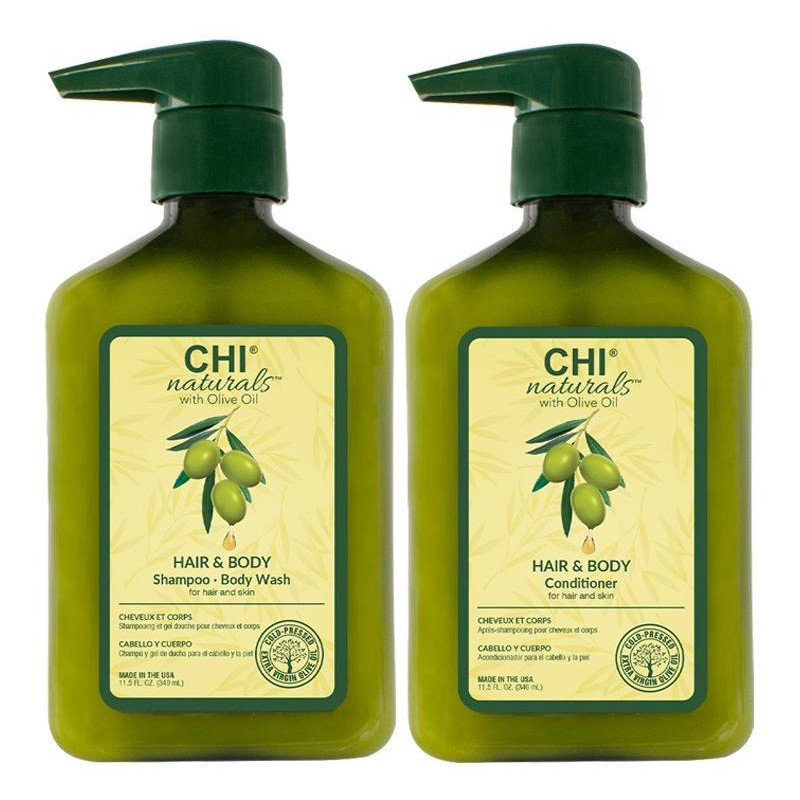 Shampooing cheveux & corps Naturals CHI 340ML