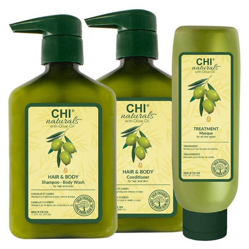 Shampooing cheveux & corps Naturals CHI 340ML