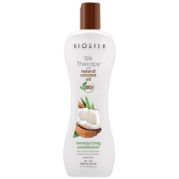 Condicionador Silk Therapy Coconut Oil Biosilk 355ML Condicionador Silk Therapy Coconut Oil Biosilk 355ML
