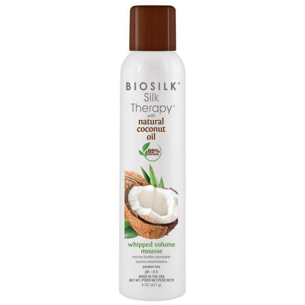 Mousse Volume Silk Therapy Coconut Oil Biosilk 227gr