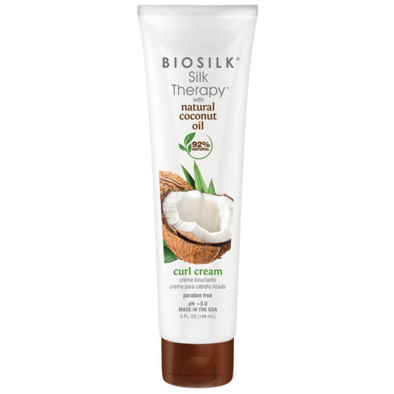 Silk Therapy Coconut Oil Curl Cream Biosilk 148ML