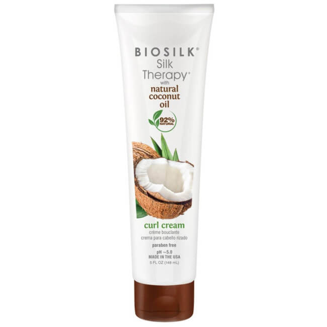 Krulcrème Silk Therapy Coconut Oil Biosilk 148ML