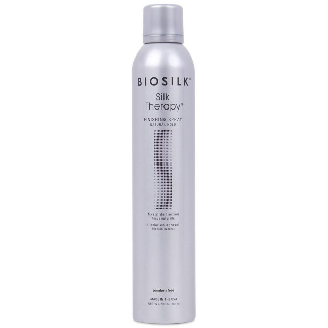 Spray fissante tenuta naturale Silk Therapy Biosilk da 296 ml.