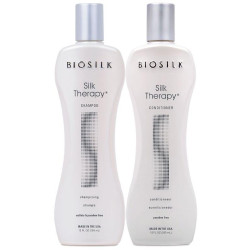 Cure Shampooing + Conditionneur + Cure soyeuse Silk Therapy Biosilk