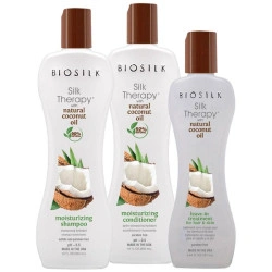 Shampoo Silk Therapy Coconut Oil Biosilk 355ML