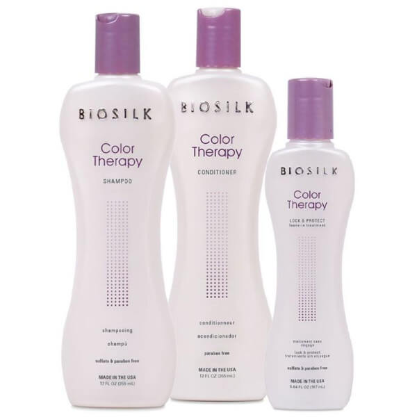 Cure Shampoo + Conditioner + Mask Color Therapy Biosilk Cure Shampoo + Conditioner + Mask Color Therapy Biosilk