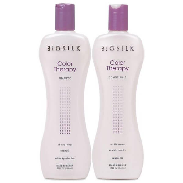 Cure Shampoo + Conditioner + Color Therapy Biosilk Mask