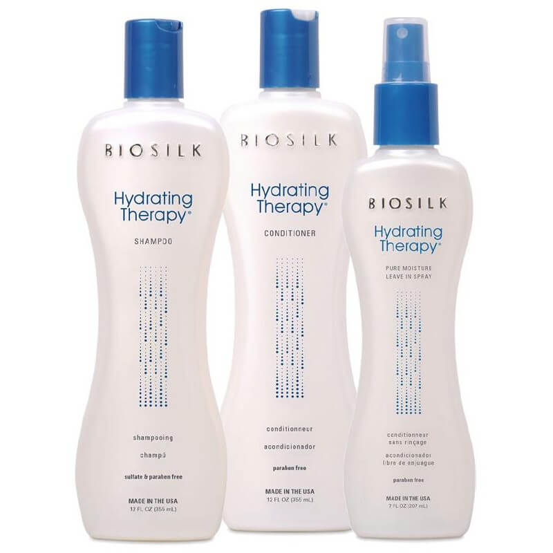 Cure Shampoo + Conditioner + Mask Hydrating Therapy Biosilk