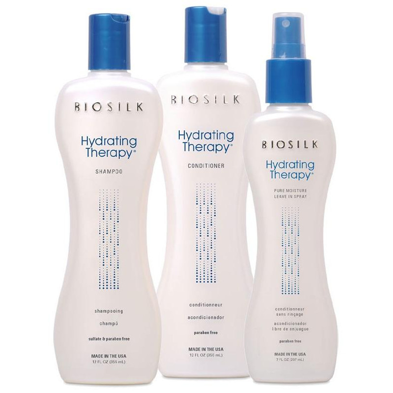 Cure Shampooing + Conditionneur + Masque Hydrating Therapy Biosilk