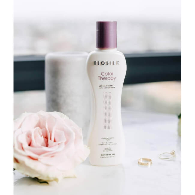 Behandeling zonder uitspoelen Lock & Protect Color Therapy Biosilk 167ML