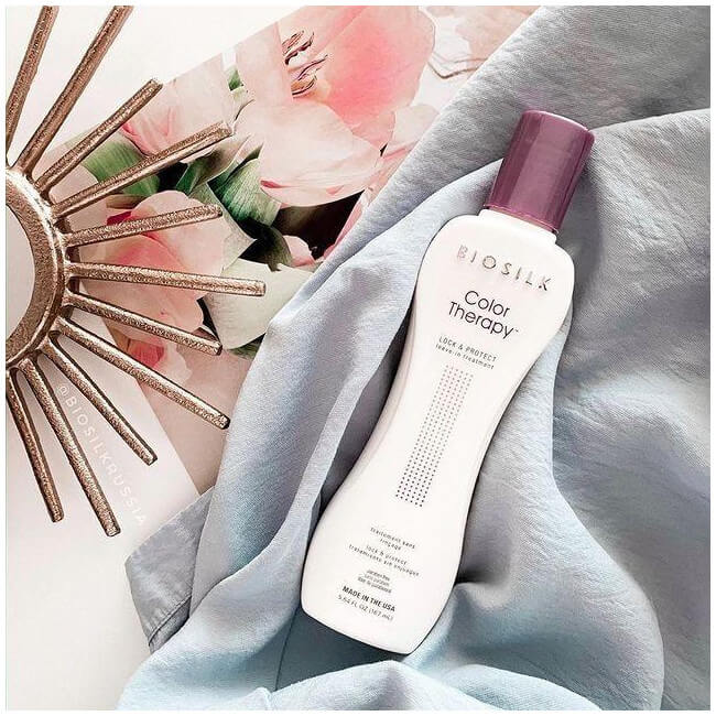 Behandeling zonder uitspoelen Lock & Protect Color Therapy Biosilk 167ML