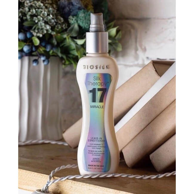 Cure Shampoo + Conditioner + Leave-in Conditioner Silk Therapy Biosilk
