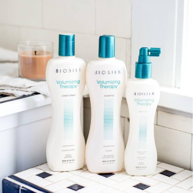 Cure Shampoo + Conditioner Volumizing Therapy Biosilk