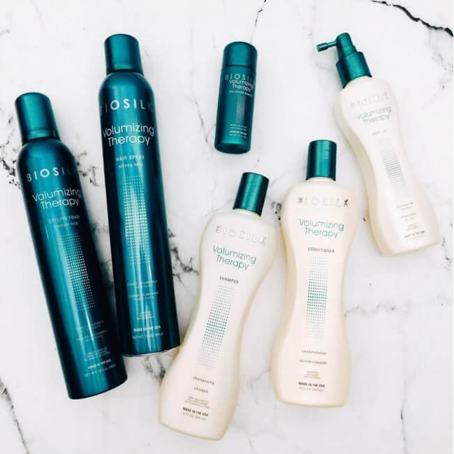 Cure Shampoo + Conditioner Volumizing Therapy Biosilk