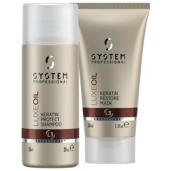 L1 System Professional LuxeOil Keratin Protective Shampoo 50ml