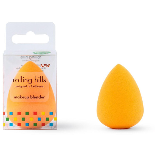 Heller orangefarbener Schwammblender Rolling Hills
