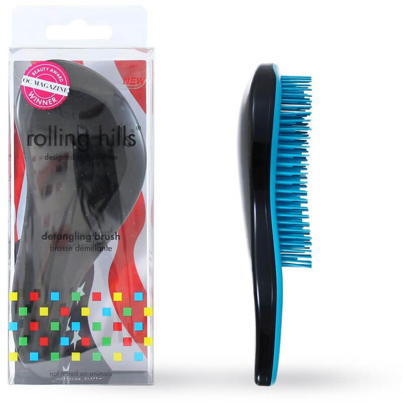 Detangler black Rolling Hills detangling brush