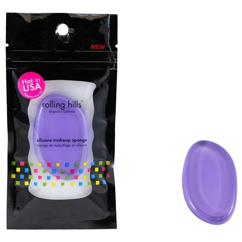 Silicone sponge in purple by Rolling Hills.