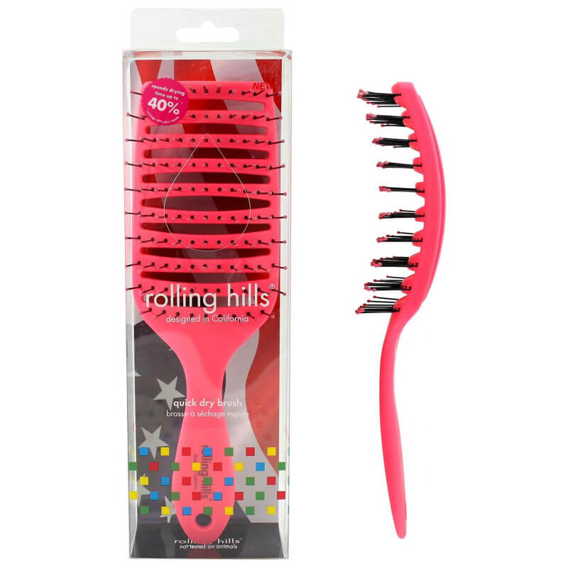 Brosse à séchage rapide rose Rolling Hills