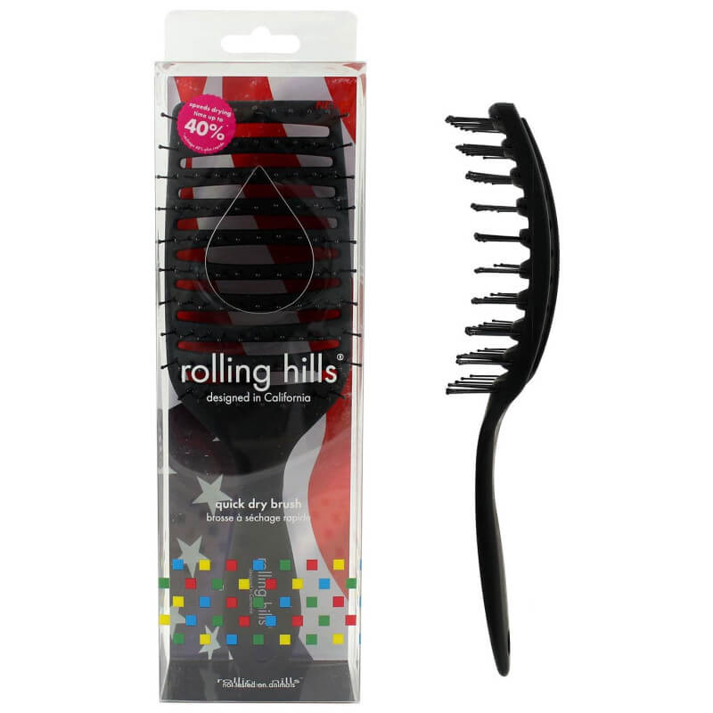 Brosse à séchage rapide noir Rolling Hills