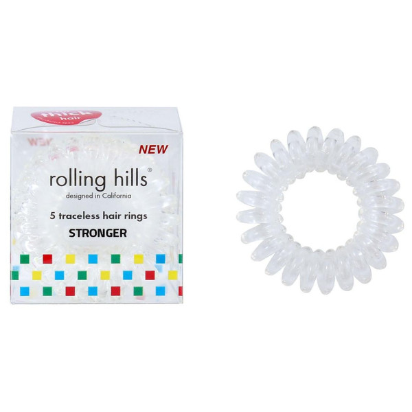5 transparent resistant spring elastic bands Rolling Hills