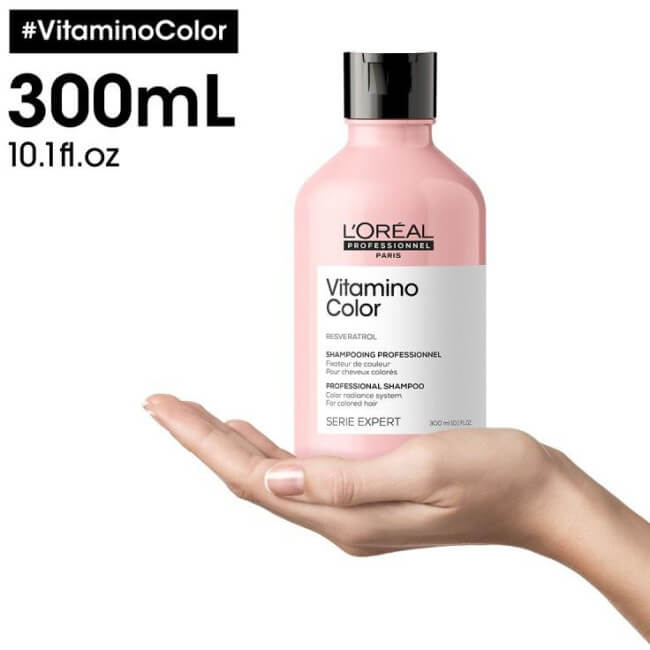 Speciale aanbieding Vitamino Color L'Oréal Professionnel: 1 shampoo 300 ml GRATIS