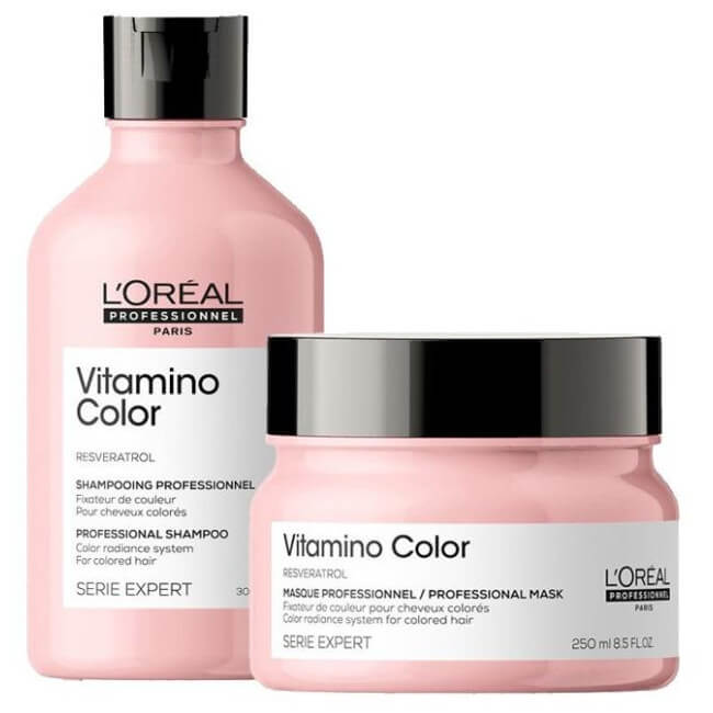 Speciale aanbieding Vitamino Color L'Oréal Professionnel: 1 shampoo 300 ml GRATIS