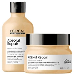 Offre spéciale Duo Absolut Repair L'Oréal Professionnel : 1 shampooing 300 ml GRATIS