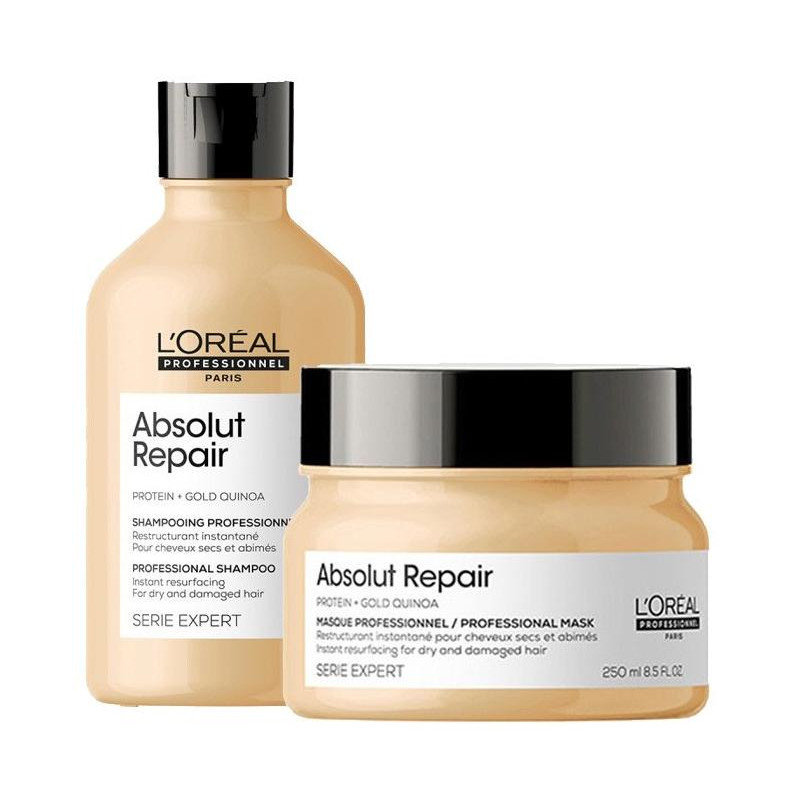 Offre spéciale Duo Absolut Repair L'Oréal Professionnel : 1 shampooing 300 ml OFFERT