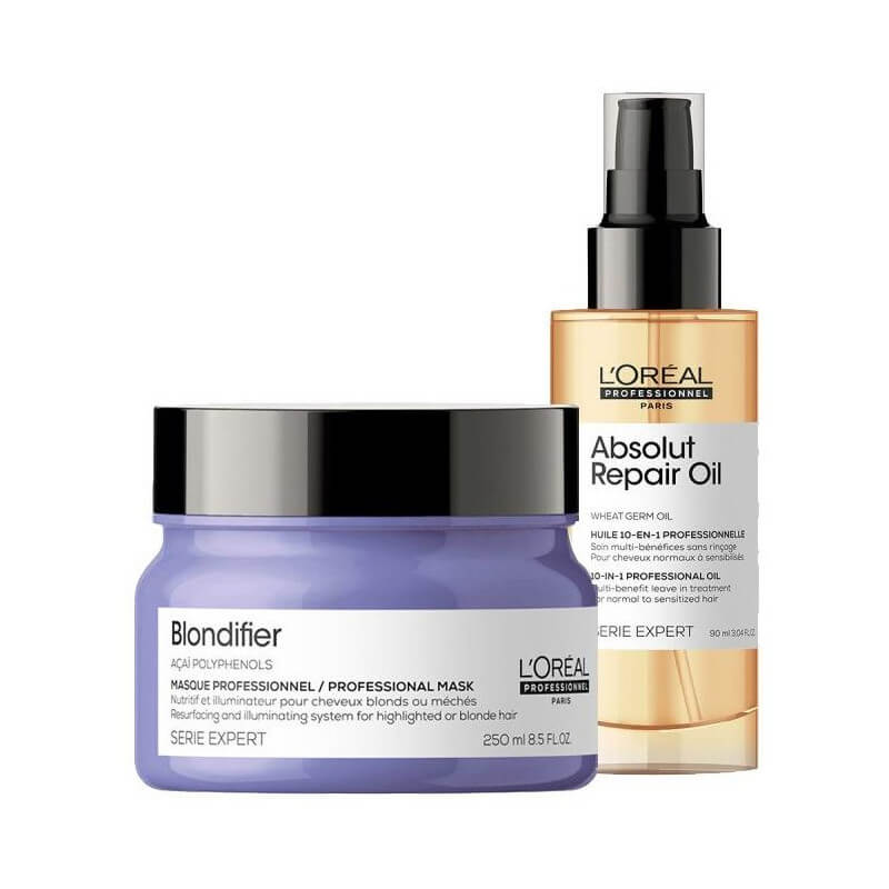 Speciale aanbieding Blondifier verzorgingsroutine L'Oréal Professionnel: 1 gratis Cool shampoo 300 ml
