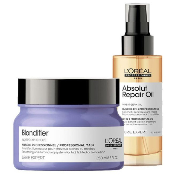 Special offer Blondifier L'Oréal Professionnel care routine: 1 FREE shampoo 300 ml