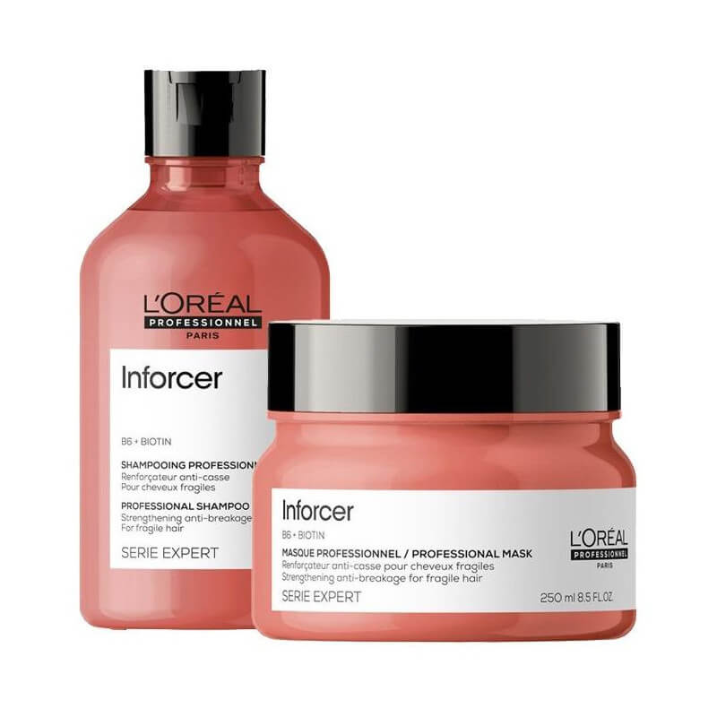 Oferta especial Duo Inforcer L'Oréal Professionnel: 1 champú Inforcer 300 ml GRATIS