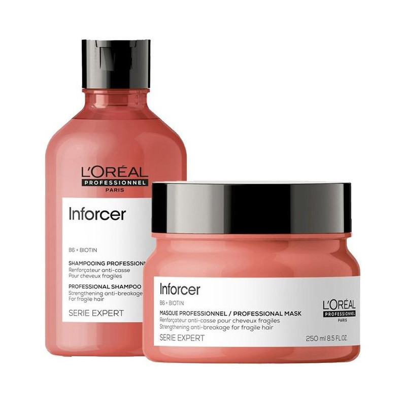 Offre spéciale Duo Inforcer L'Oréal Professionnel : 1 shampooing Inforcer 300 ml OFFERT