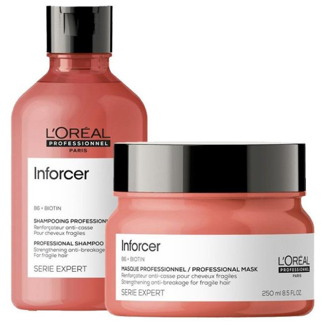 Offre spéciale Duo Inforcer L'Oréal Professionnel : 1 shampooing Inforcer 300 ml OFFERT