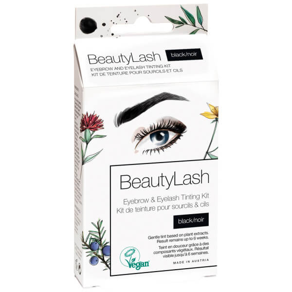 Kit de tinte vegano para pestañas y cejas en negro BeautyLash