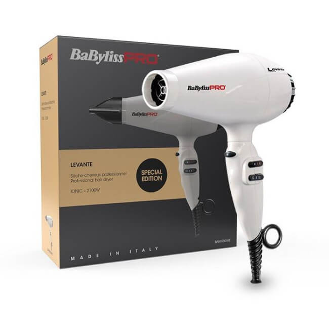 Sèche-cheveux Levante ionic 2100W blanc Babyliss Pro 