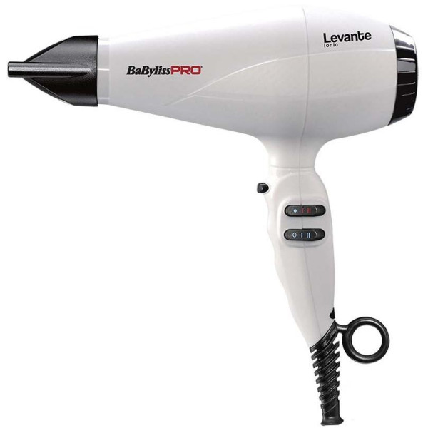 Secador de pelo Babyliss Pro Levante ionic 2100W blanco