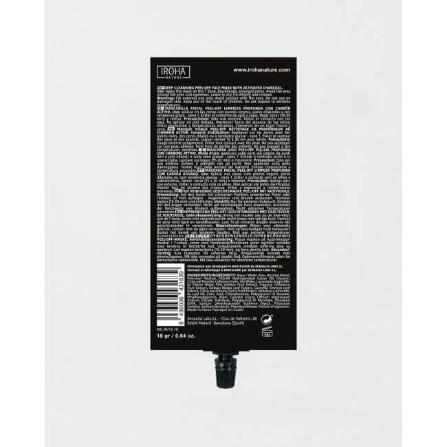 Gezichtsmasker peel-off detox IROHA