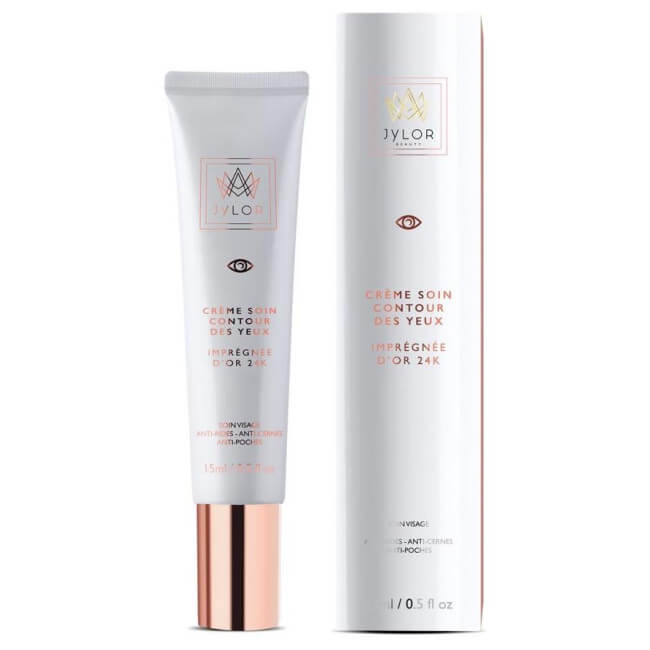 Crème verzorging voor de oogcontour met 24-karaats goud Jylor 15 ML