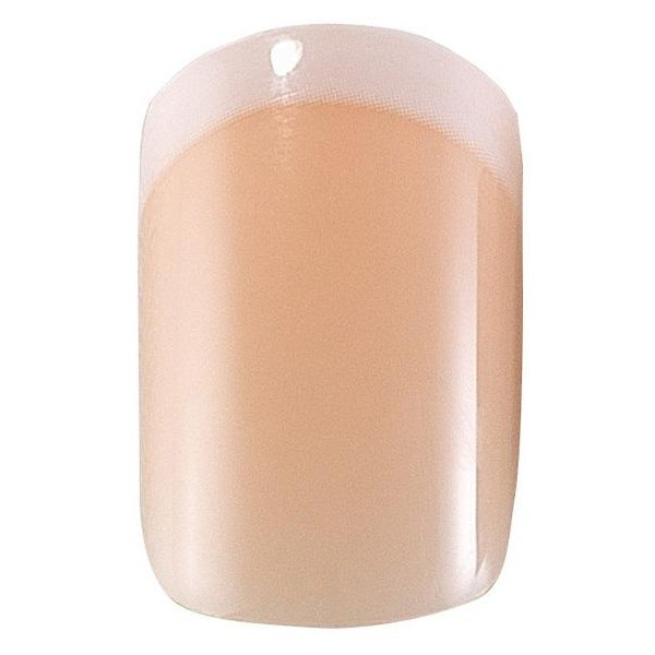 Kit de 24 uñas postizas uñas Idílico Francés-fino Kit de 24 uñas postizas uñas Idílico Francés-fino