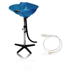 Haarwaschbecken Angels Bay Blau + Brause