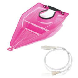 Bacino portatile per lavare i capelli rosa + doccetta.