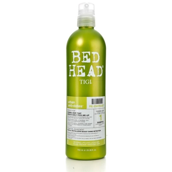 Tigi Bed Head Shampooing Ré-Energize 750 ML Tigi Bed Head Shampooing Ré-Energize 750 ML