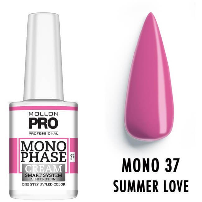 Vernis Monophase nr. 37 Summer Love uv/led Mollon Pro 10ML