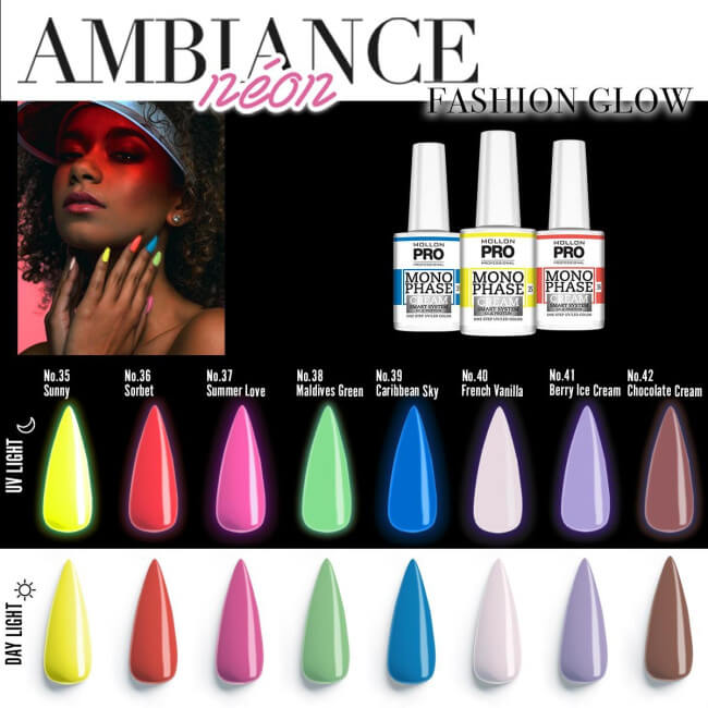 Vernis Monophase nr. 37 Summer Love uv/led Mollon Pro 10ML