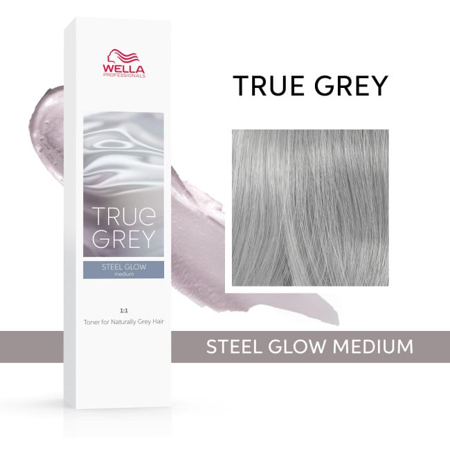 Coloration True Grey steel glow medium Wella 60ML