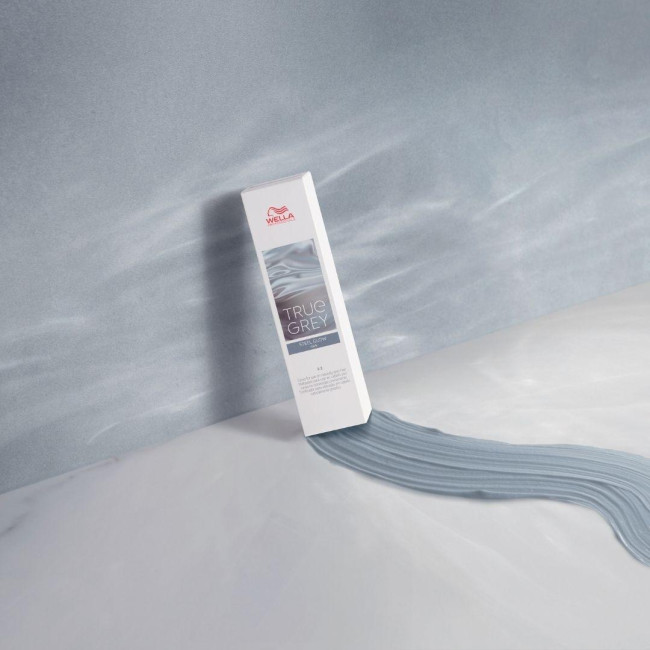 Coloration True Grey Steel Glow Medium Wella 60ML

This text seems to be referring to a hair dye product.