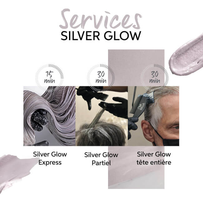 Coloración True Grey steel glow en tono medio de Wella, 60 ml.