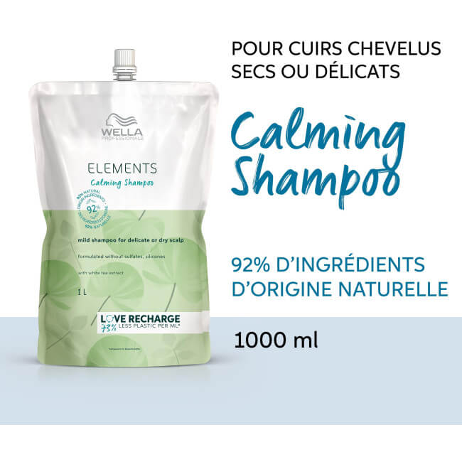 Nachfüllung Shampoo Calming Elements Wella 1L